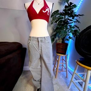 Chico's Platinum 0.5 Short  Grey Bootcut Denim Jeans